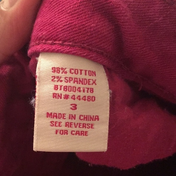 Fire Los Angeles burgundy red pants - Picture 5 of 5